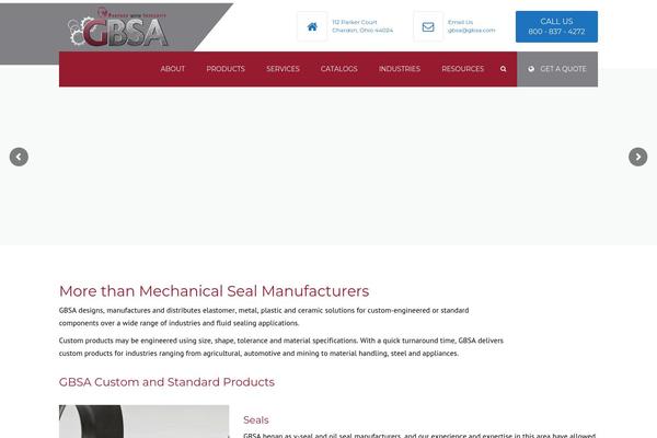 Industrial theme site design template sample