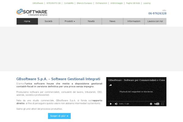 gbsoftware.it site used Divi Child