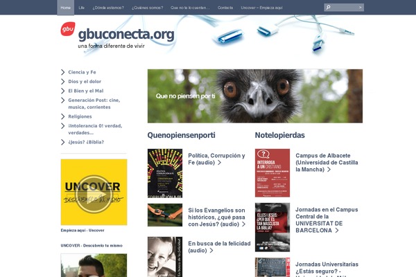 gbuconecta.org site used Gbutheme