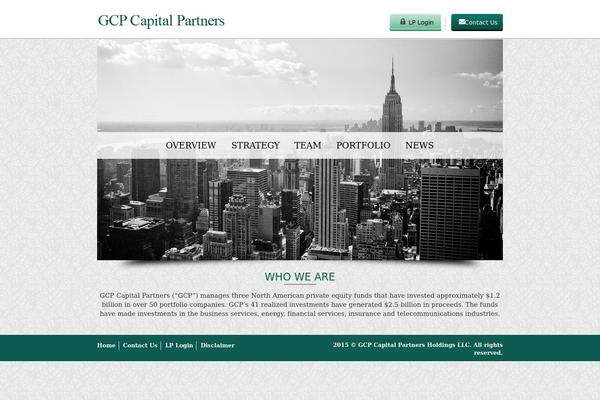 Gcp theme site design template sample
