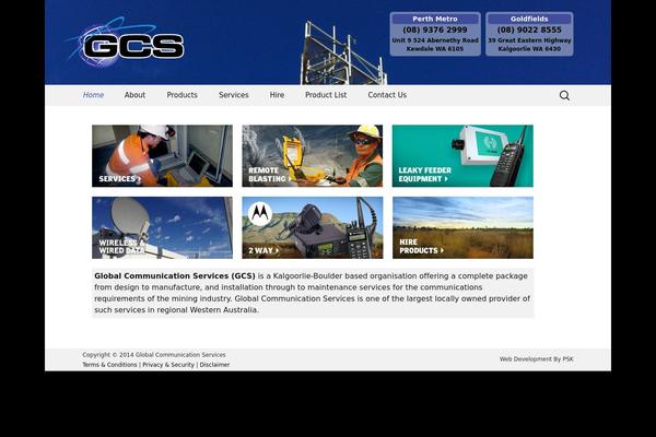 gcs.com.au site used Gcsweb