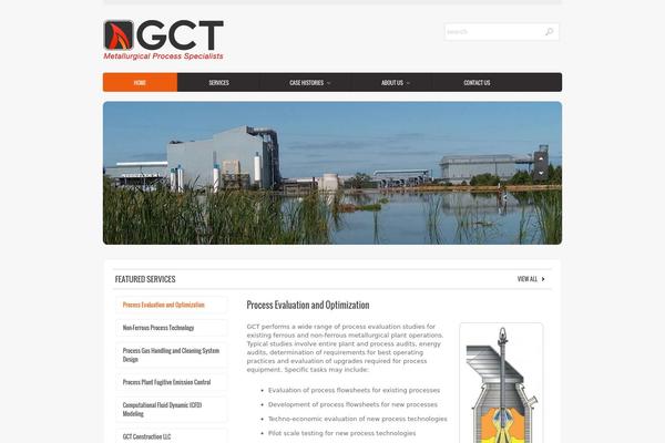Gct theme site design template sample