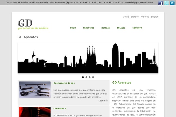 WordPress website example screenshot