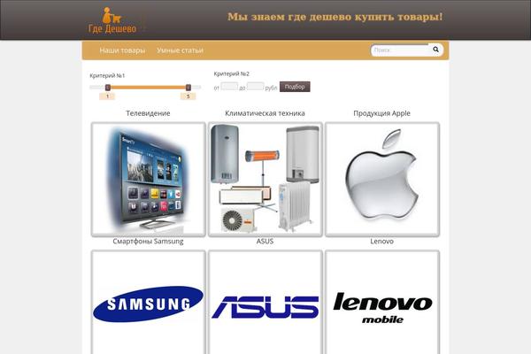 gdedeshevo.ru site used Reviewgine Affiliate
