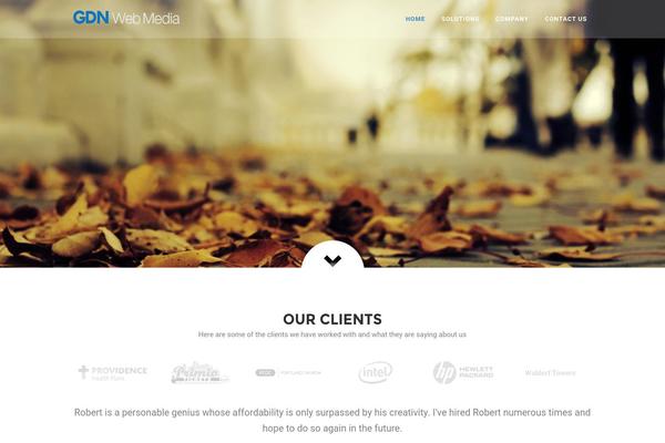 Bridge theme site design template sample