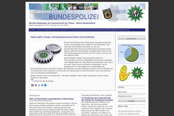gdp-bundespolizei.de site used Gdp-bupo