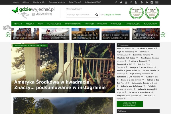 gdziewyjechac.pl site used Gdziewyjechac-sage