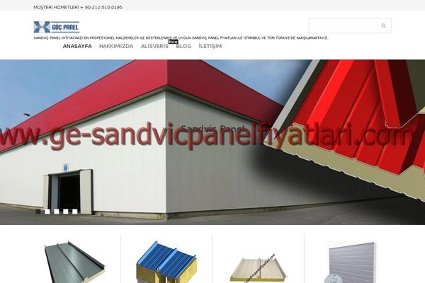 ge-sandvicpanelfiyatlari.com site used Theme55574