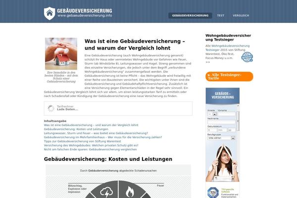 gebaeudeversicherung.info site used Bizco