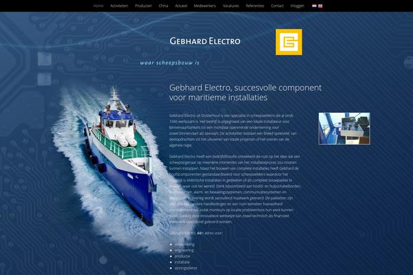 WordPress website example screenshot