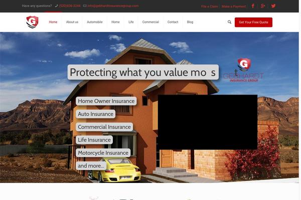 WordPress website example screenshot