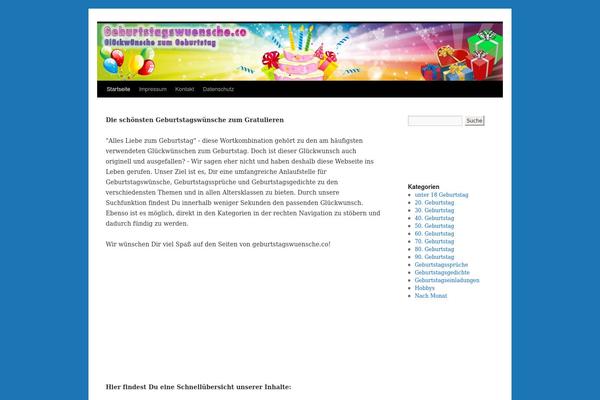 Twenty_ten_child theme site design template sample