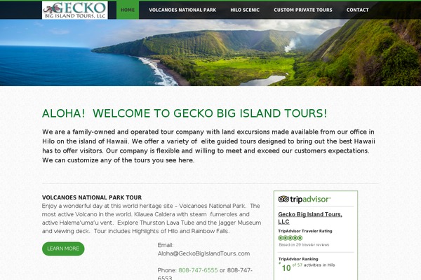 geckobigislandtours.com site used Lostworld1