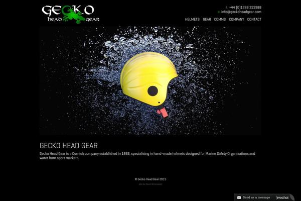 Gecko theme site design template sample