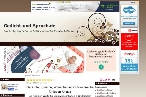 gedicht-und-spruch.de site used Gedicht-und-spruch