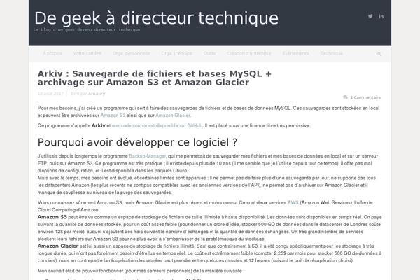 geek-directeur-technique.com site used Kumle