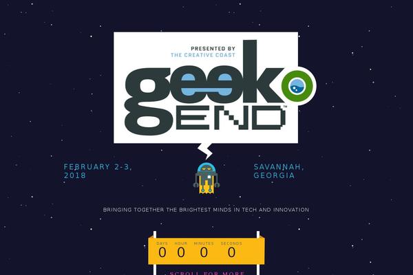geek-end.com site used Geekend2014