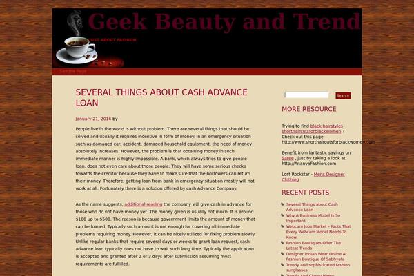 geek-trend.net site used Coffee