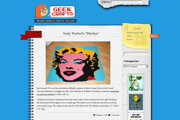 geekcrafts.com site used Twenty Fifteen