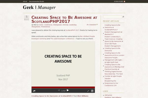 geekmanager.co.uk site used The-essayist