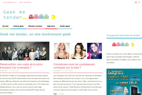 geekmetender.com site used Thegossip-theme