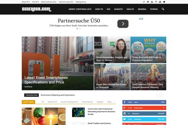 WordPress website example screenshot