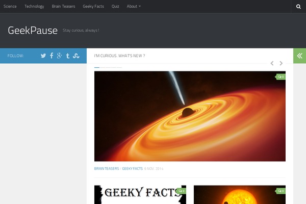 Hueman theme site design template sample