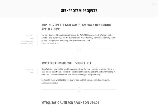 Minnow theme site design template sample