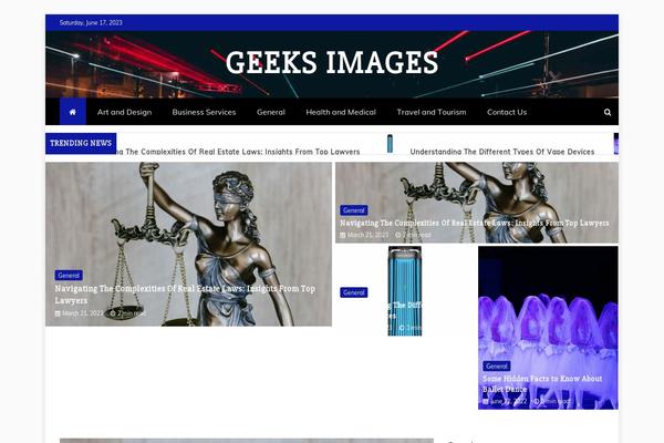 Refined Magazine theme site design template sample