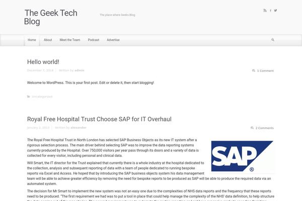 WordPress website example screenshot