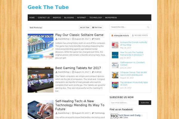WordPress website example screenshot