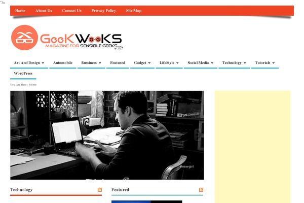 WordPress website example screenshot