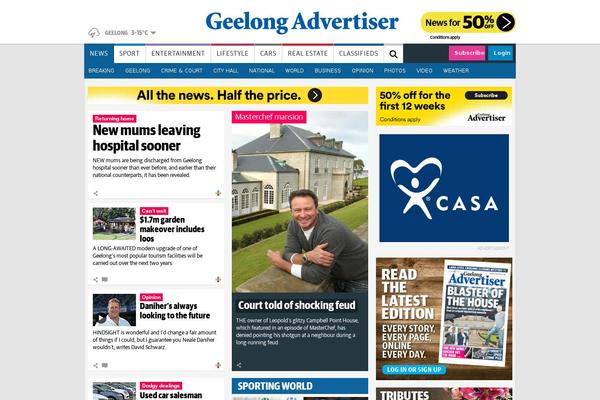 geelongadvertiser.com.au site used Newscorpau-news-dna