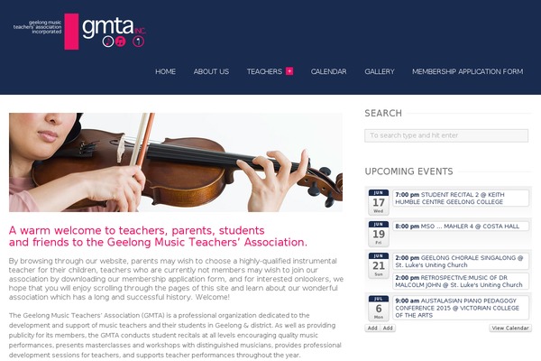 geelongmusicteachers.com.au site used Creativo