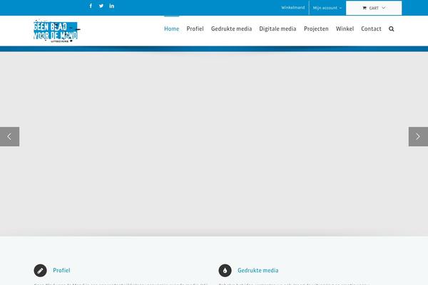 WordPress website example screenshot