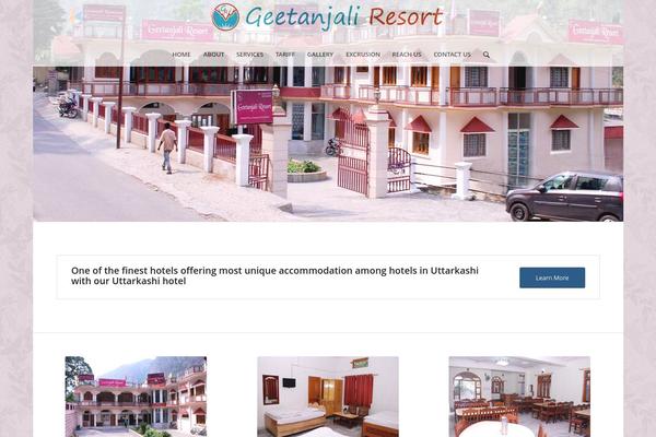 Geetanjali theme websites examples