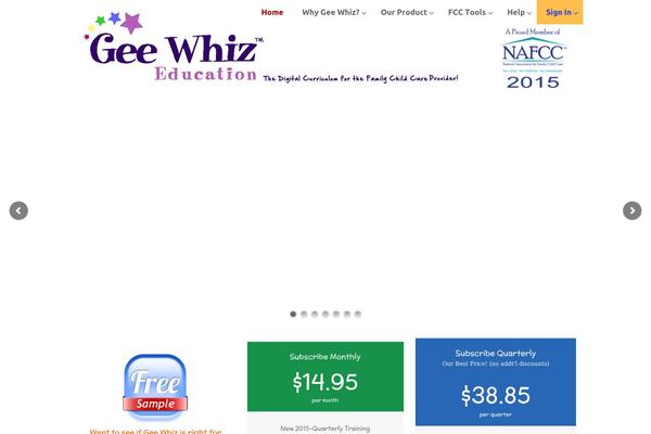 geewhizeducation.com site used Geewhiz