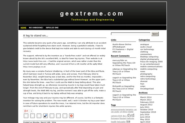 WordPress website example screenshot