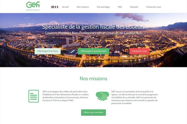 WordPress website example screenshot