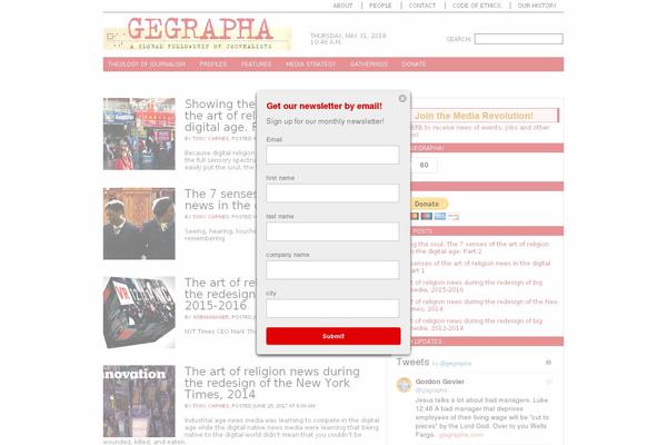 gegrapha.com site used Geg-wp