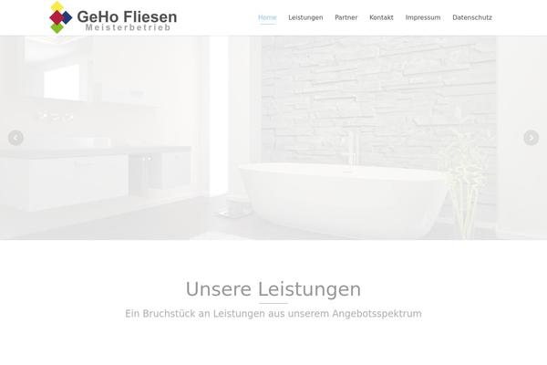 geho-fliesen.de site used Neu-omega