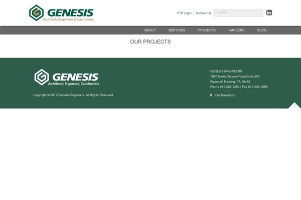 Site using Genesis-tools plugin