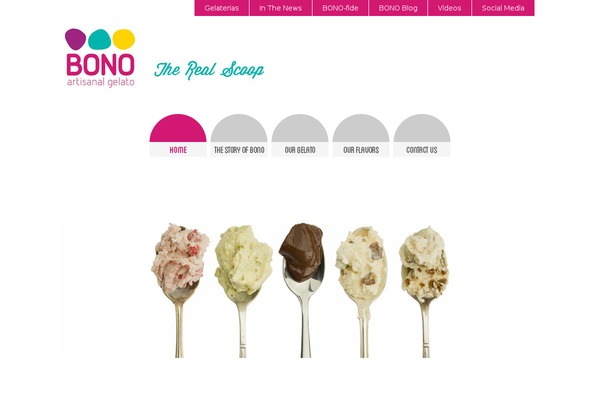 Bono theme site design template sample