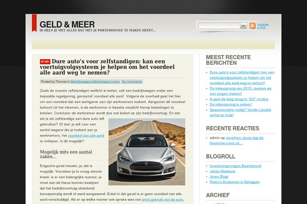 WordPress website example screenshot