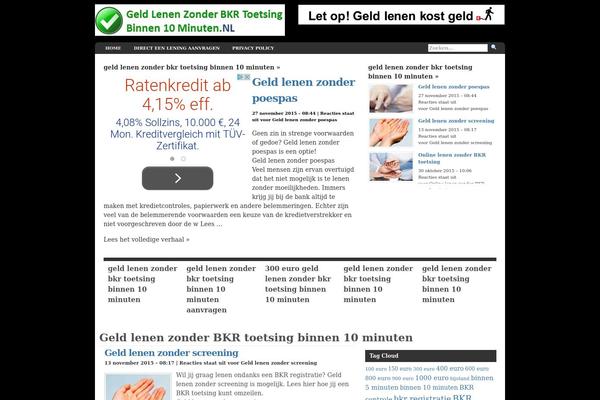 geldlenenzonderbkrtoetsingbinnen10minuten.nl site used Clean-minimal