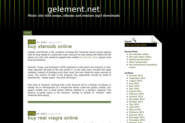 WordPress website example screenshot