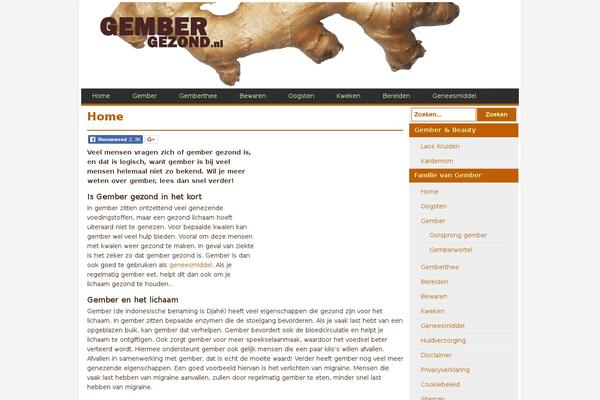 gembergezond.nl site used Gembergezond