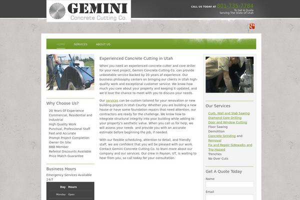geminiconcretecutting.com site used Gemini