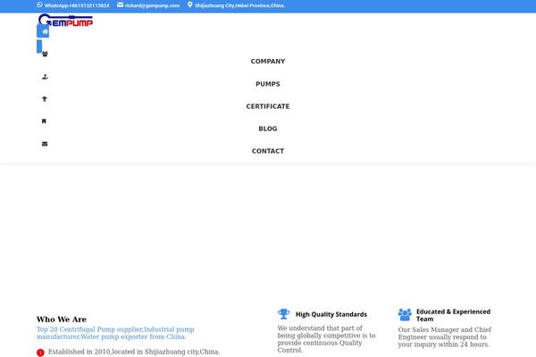 WordPress website example screenshot
