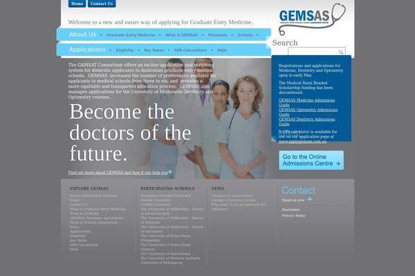 gemsas.edu.au site used Gemsas